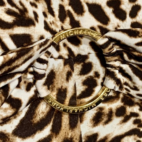 Michael Kors Leopard jump suit gold metallic - Picture 2 of 6